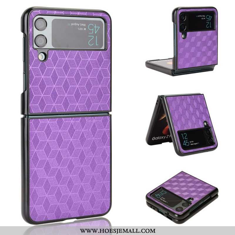 Hoesje voor Samsung Galaxy Z Flip 4 Folio-hoesje 3d-effect