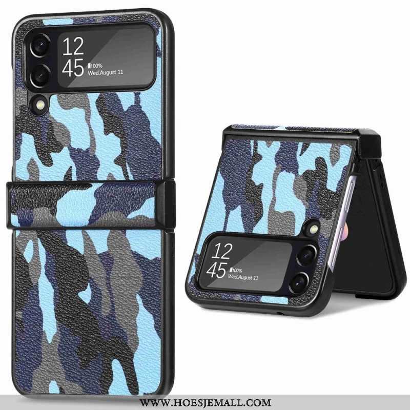 Telefoonhoesje voor Samsung Galaxy Z Flip 4 Folio-hoesje Militaire Camouflage