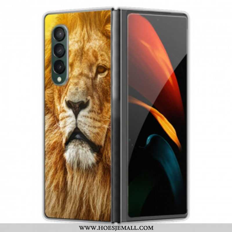 Hoesje voor Samsung Galaxy Z Fold 3 5G Katachtige Kop