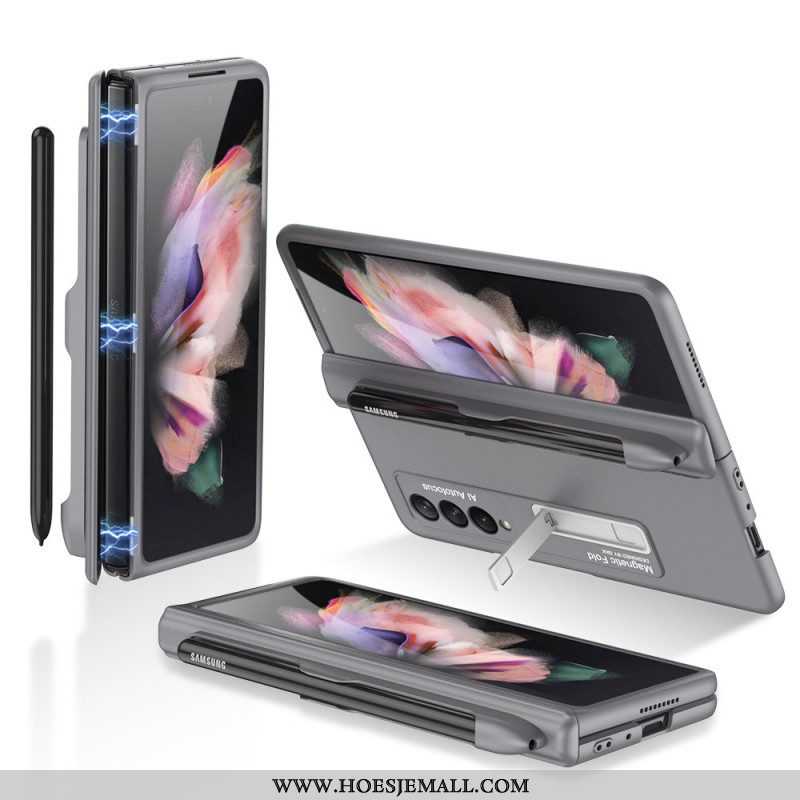 Hoesje voor Samsung Galaxy Z Fold 3 5G Kunststof Standaard En Stylushouder Gkk