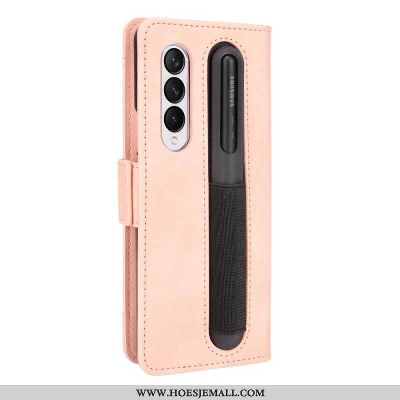 Flip Case voor Samsung Galaxy Z Fold 3 5G Eersteklas Stylushouder