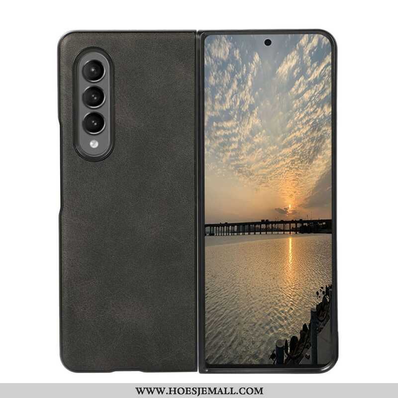 Hoesje voor Samsung Galaxy Z Fold 3 5G Kunstleer