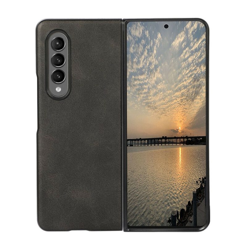 Hoesje voor Samsung Galaxy Z Fold 3 5G Kunstleer