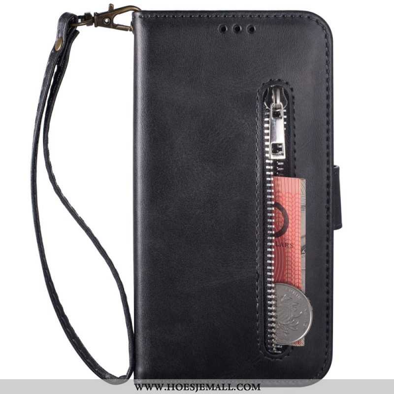 Folio-hoesje voor Samsung Galaxy Z Fold 3 5G Portemonnee Met Lanyard