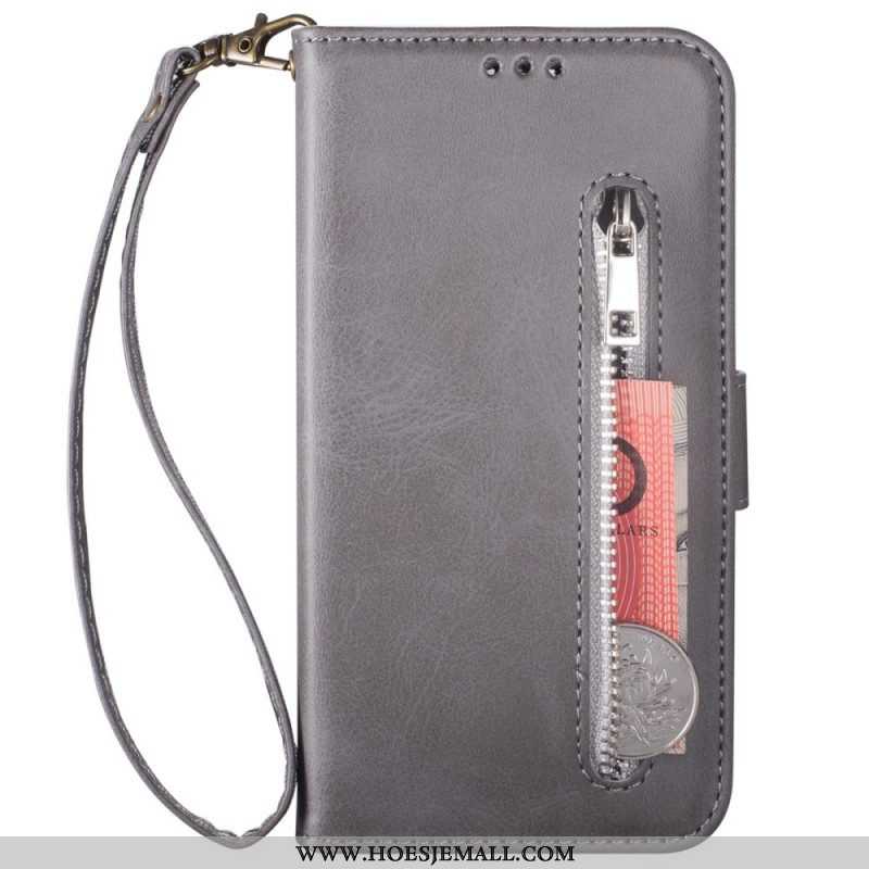 Folio-hoesje voor Samsung Galaxy Z Fold 3 5G Portemonnee Met Lanyard