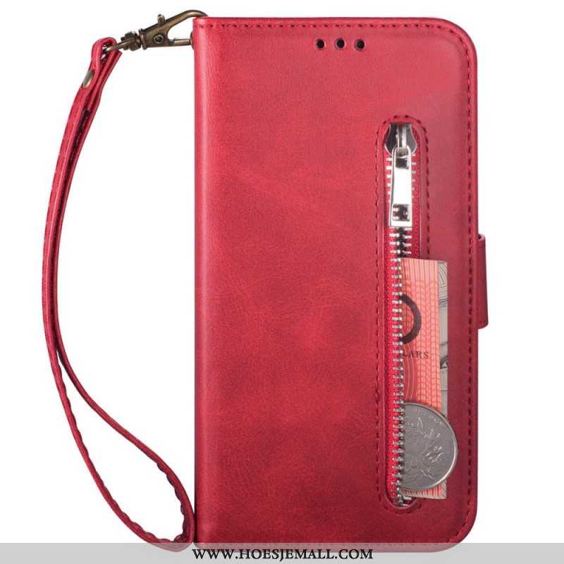 Folio-hoesje voor Samsung Galaxy Z Fold 3 5G Portemonnee Met Lanyard