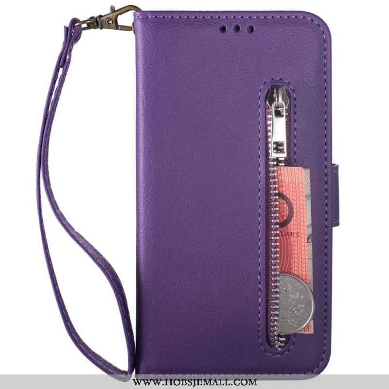 Folio-hoesje voor Samsung Galaxy Z Fold 3 5G Portemonnee Met Lanyard