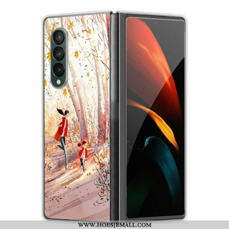 Hoesje voor Samsung Galaxy Z Fold 3 5G Herfst Landschap