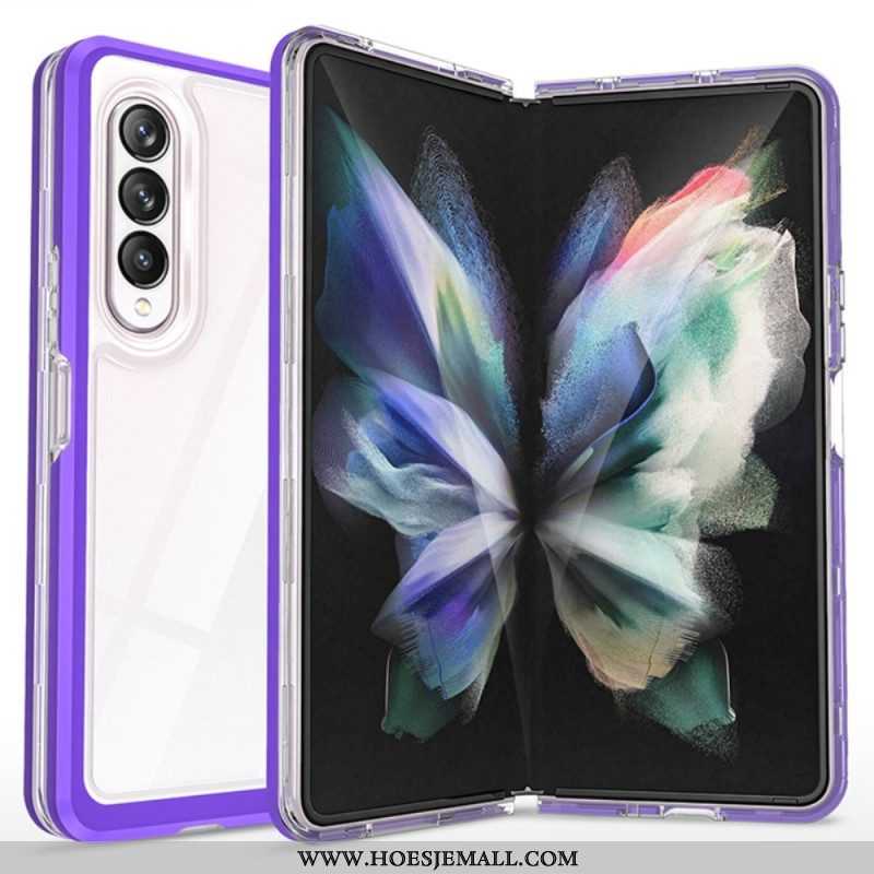 Telefoonhoesje voor Samsung Galaxy Z Fold 4 Transparante Sportkleding