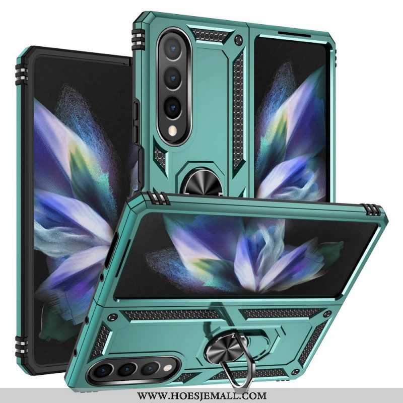 Telefoonhoesje voor Samsung Galaxy Z Fold 4 Militaire Kwaliteit Met Ring