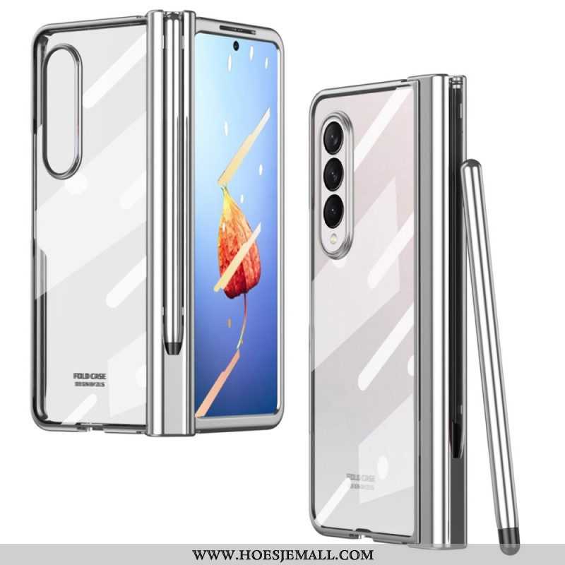 Hoesje voor Samsung Galaxy Z Fold 4 Frosted Shell Met Stylus