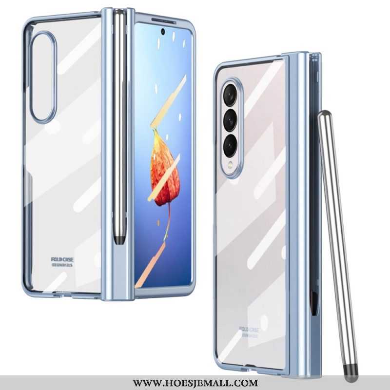 Hoesje voor Samsung Galaxy Z Fold 4 Frosted Shell Met Stylus