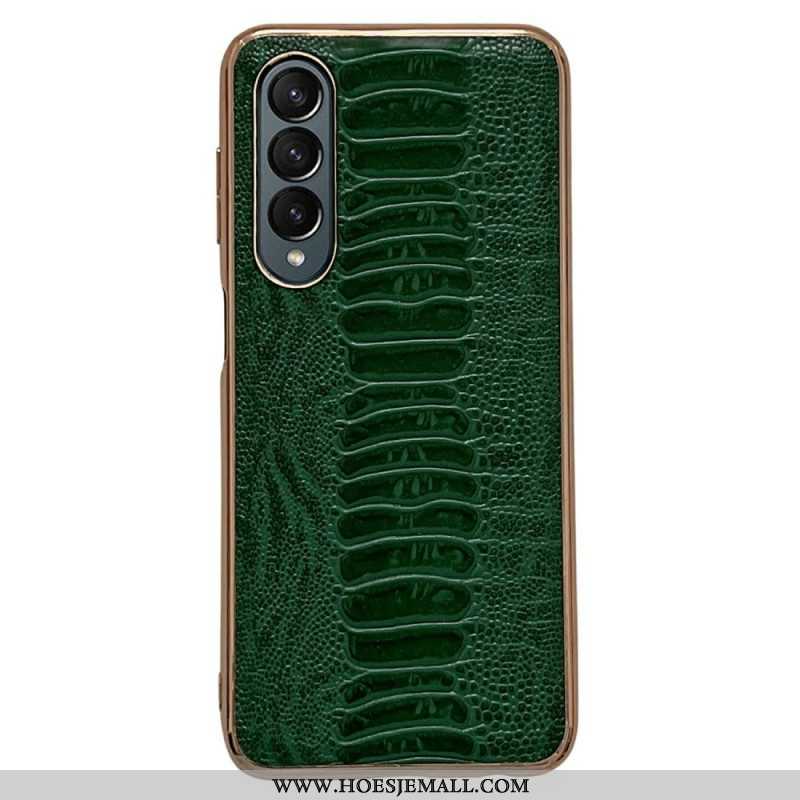 Hoesje voor Samsung Galaxy Z Fold 4 Croco Lijn