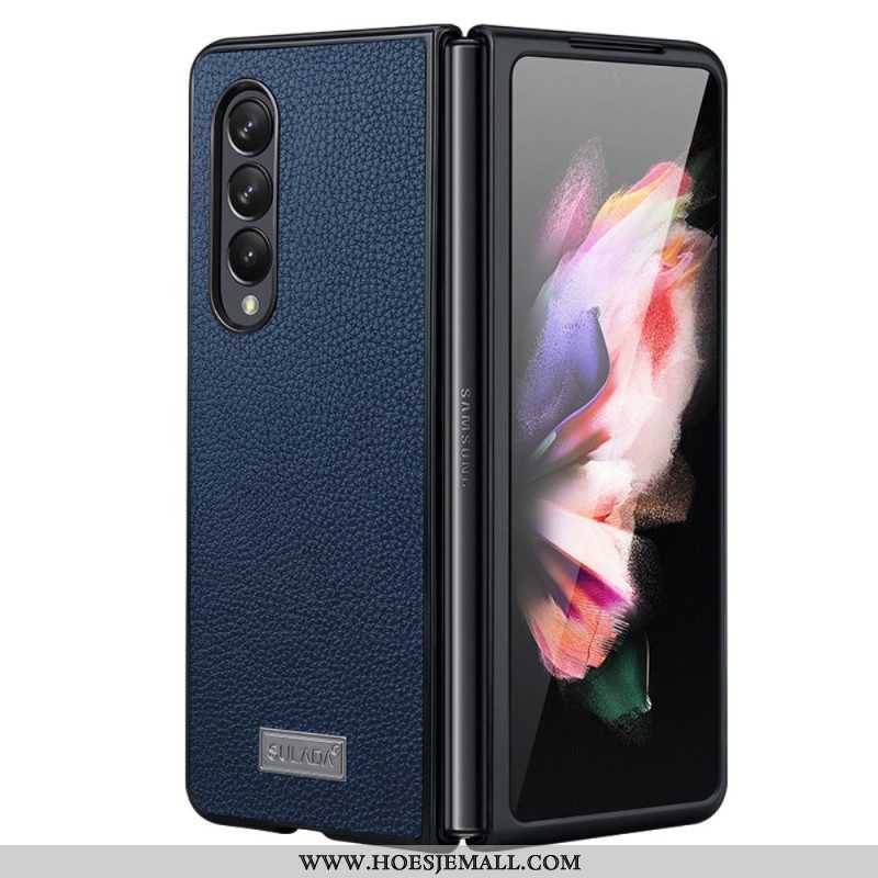 Hoesje voor Samsung Galaxy Z Fold 4 Sulada Litchi Kunstleer