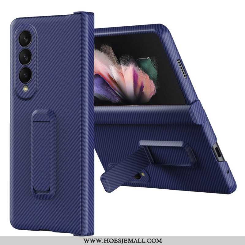 Hoesje voor Samsung Galaxy Z Fold 4 Stedelijke Koolstofvezel