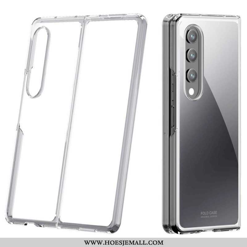 Telefoonhoesje voor Samsung Galaxy Z Fold 4 Discreet Metaal