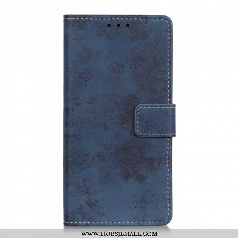 Flip Case voor Sony Xperia 1 III Vintage Leereffect