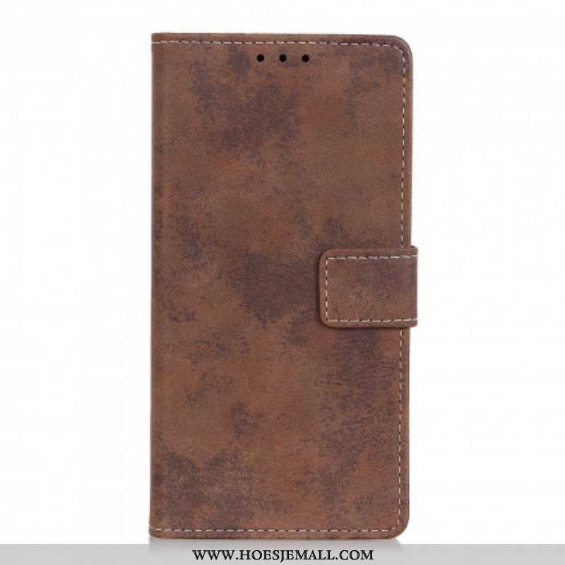 Flip Case voor Sony Xperia 1 III Vintage Leereffect