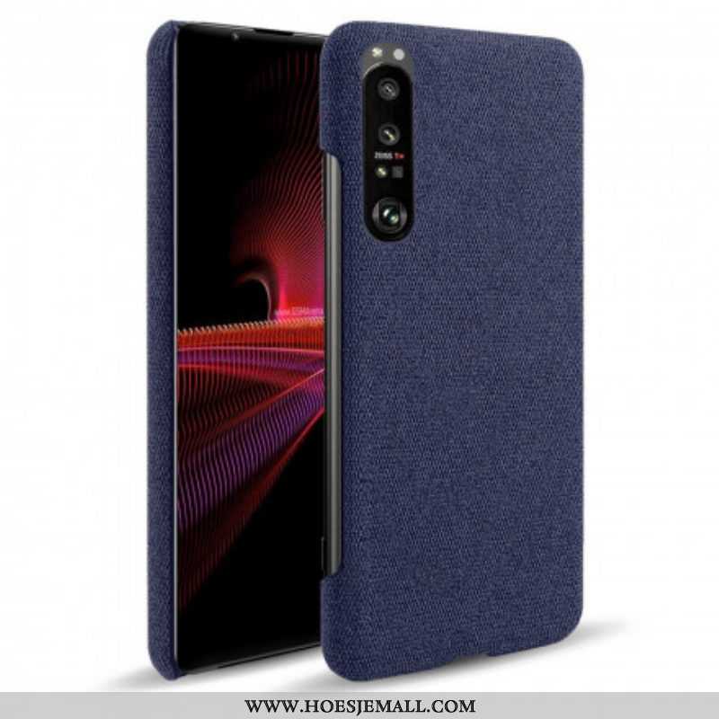 Hoesje voor Sony Xperia 1 III Textuurstof Ksq