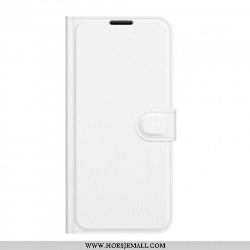 Flip Case voor Sony Xperia 1 III Klassiek Lychee-effect