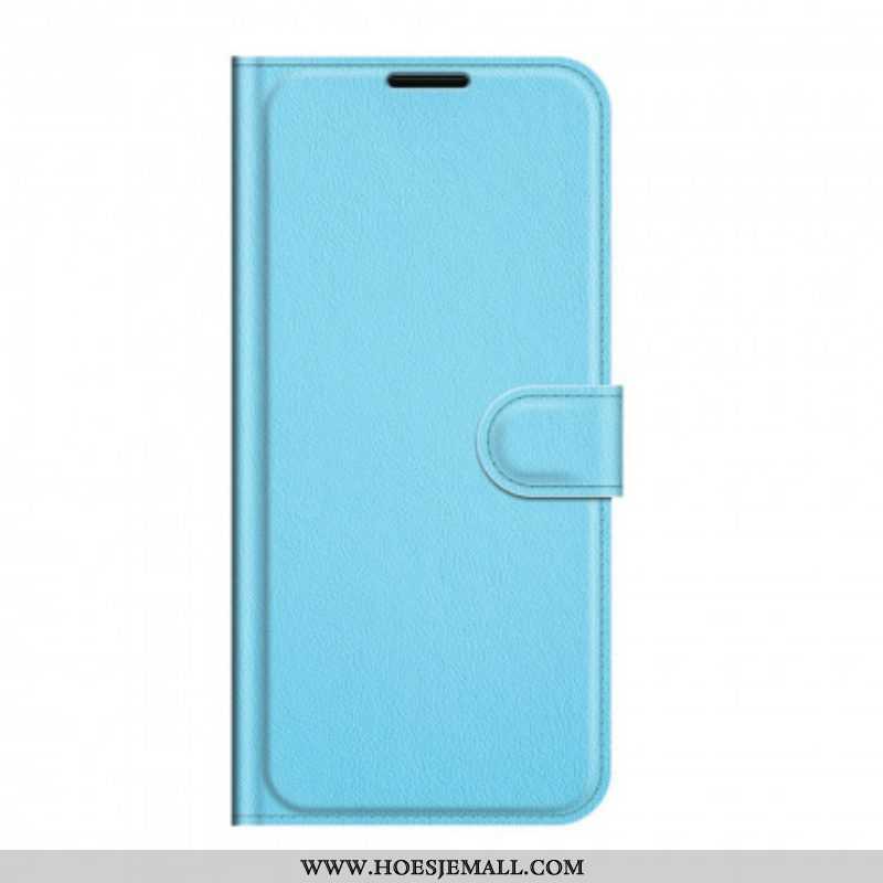 Flip Case voor Sony Xperia 1 III Klassiek Lychee-effect