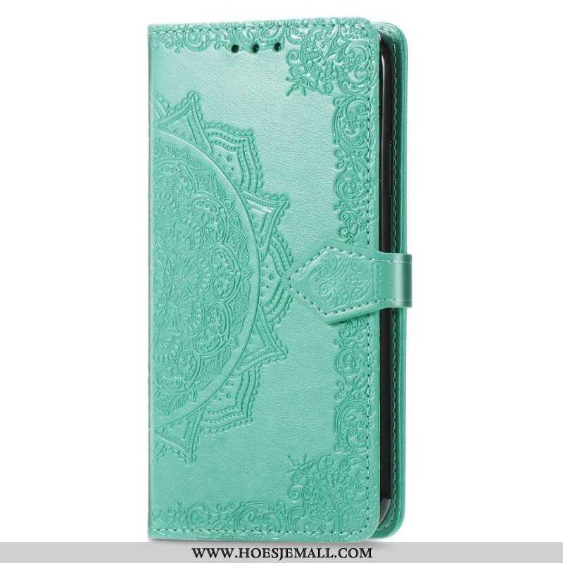 Folio-hoesje voor Sony Xperia 1 IV Mandala Zon Met Lanyard