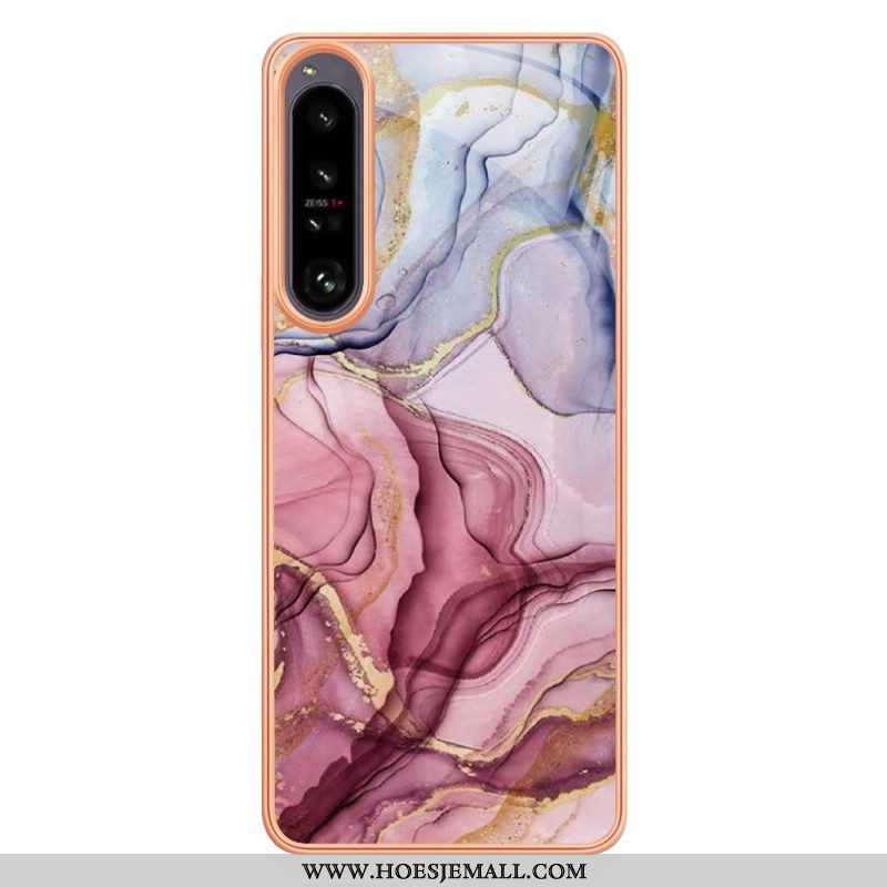 Hoesje voor Sony Xperia 1 IV Marmer