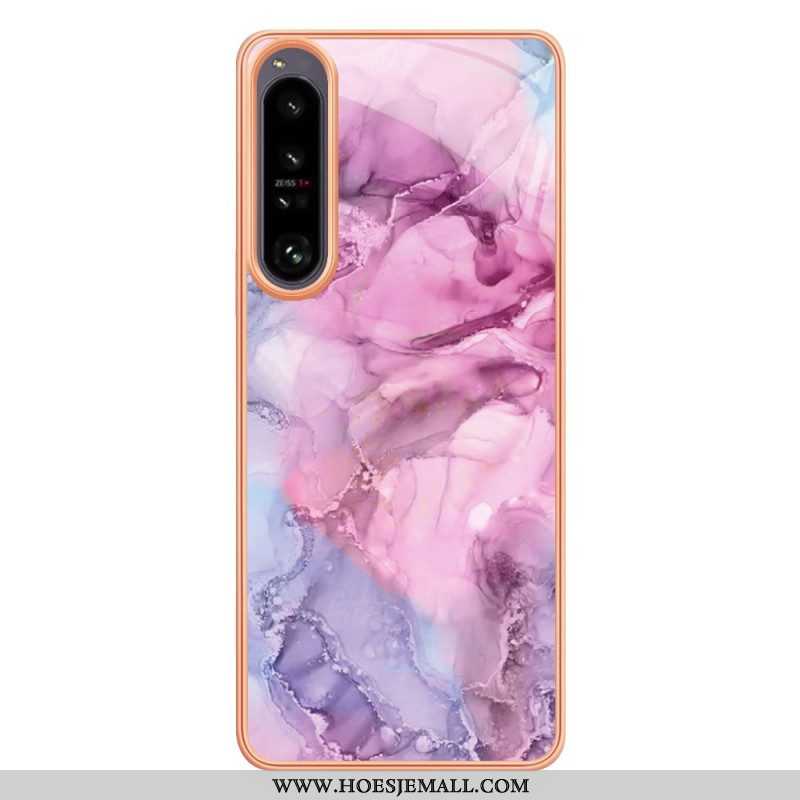 Hoesje voor Sony Xperia 1 IV Marmer