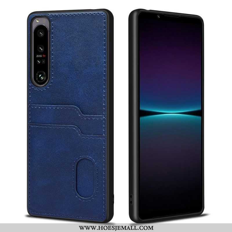 Hoesje voor Sony Xperia 1 IV Dubbele Kaarthouder