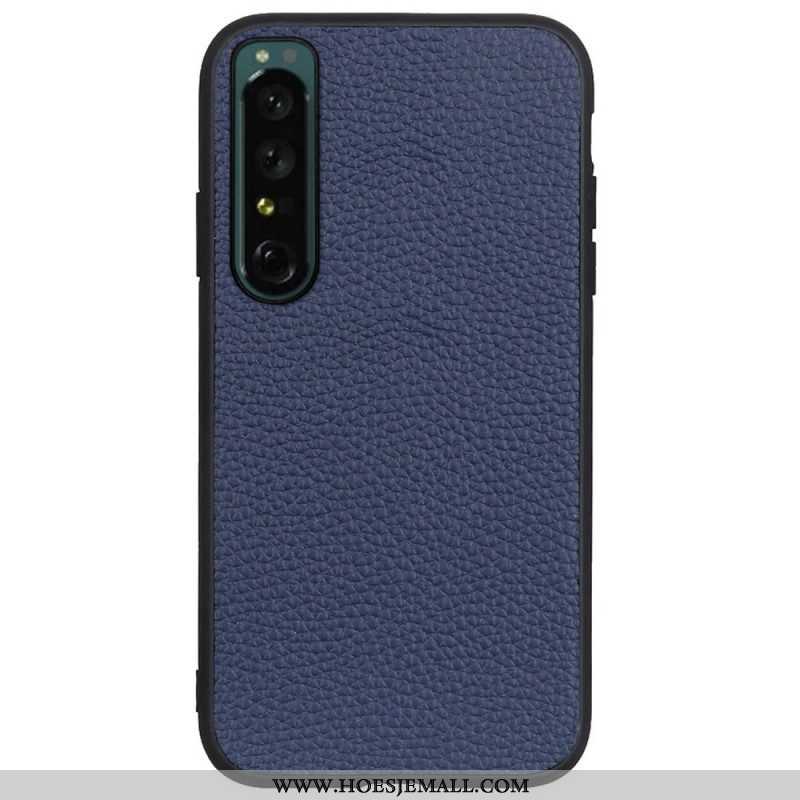 Hoesje voor Sony Xperia 1 IV Hybride Echt Leer