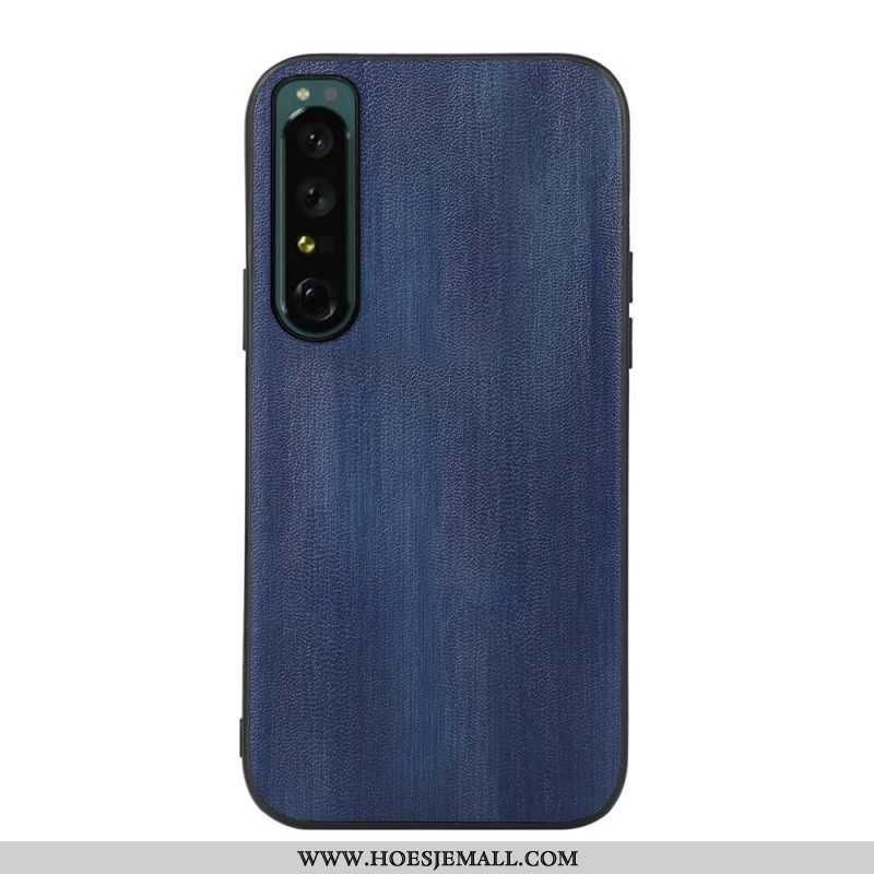 Hoesje voor Sony Xperia 1 IV Kunstleer