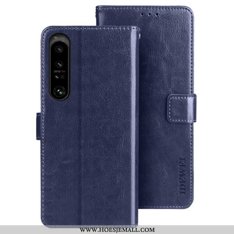 Folio-hoesje voor Sony Xperia 1 IV Imitatieleer Idewei