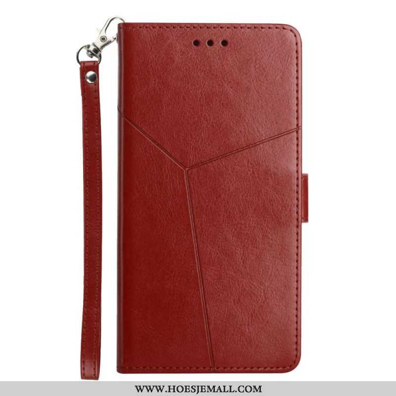 Flip Case voor Sony Xperia 1 IV Met Ketting Y-patroon Met Bandjes