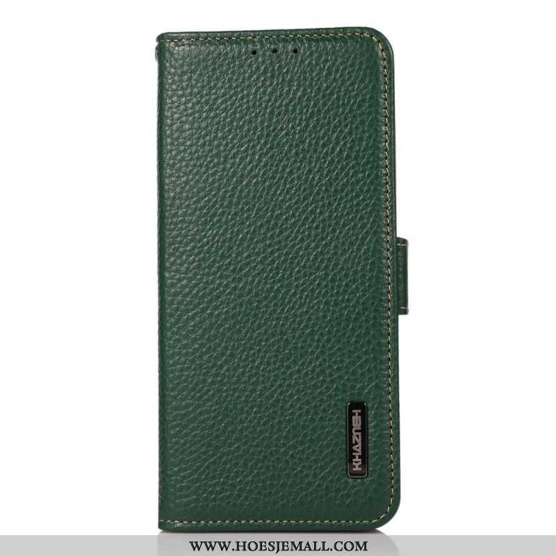 Folio-hoesje voor Sony Xperia 10 IV Lychee Leer Khazneh Rfid