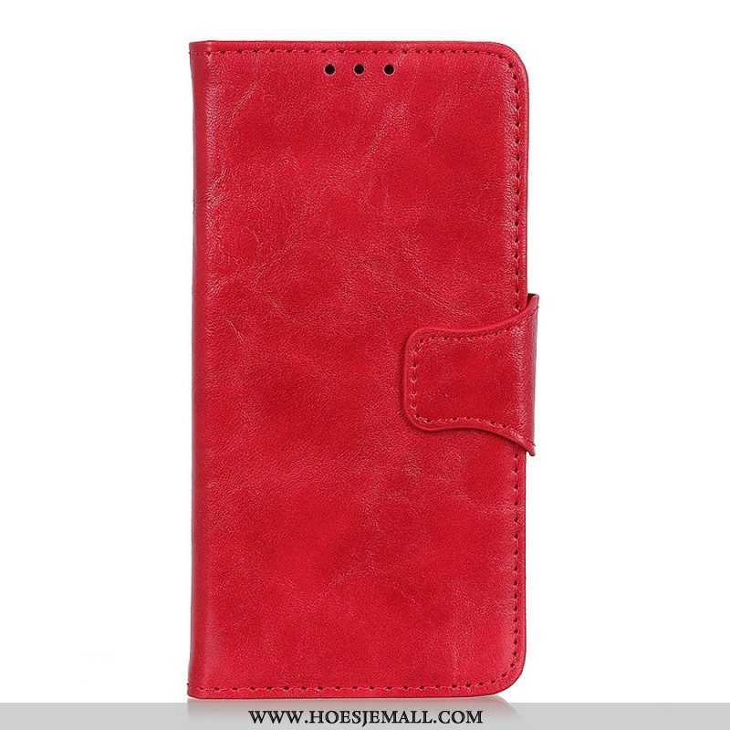 Leren Hoesje voor Sony Xperia 10 IV Gespleten Lederen Vintage Sluiting