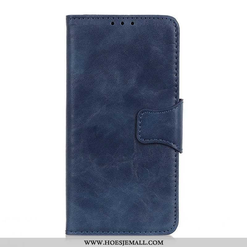 Leren Hoesje voor Sony Xperia 10 IV Gespleten Lederen Vintage Sluiting