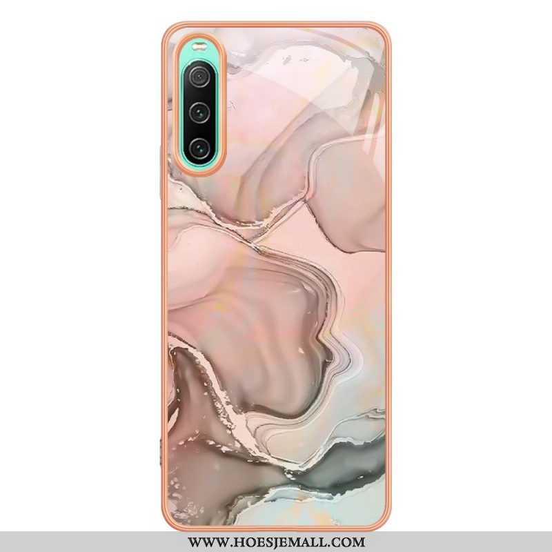 Hoesje voor Sony Xperia 10 IV Marmer