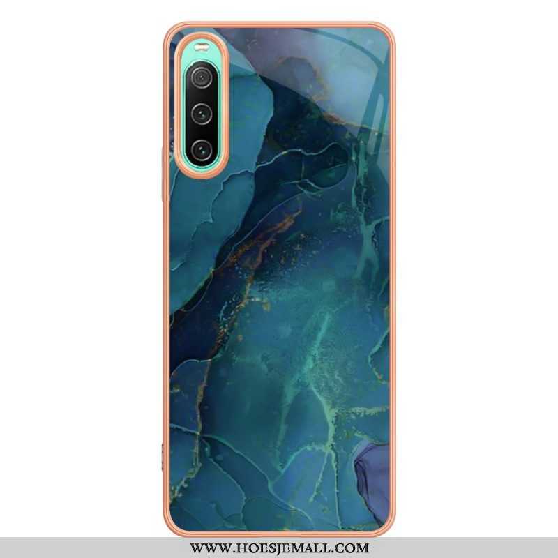 Hoesje voor Sony Xperia 10 IV Marmer