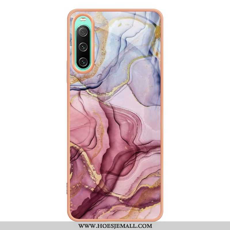 Hoesje voor Sony Xperia 10 IV Marmer