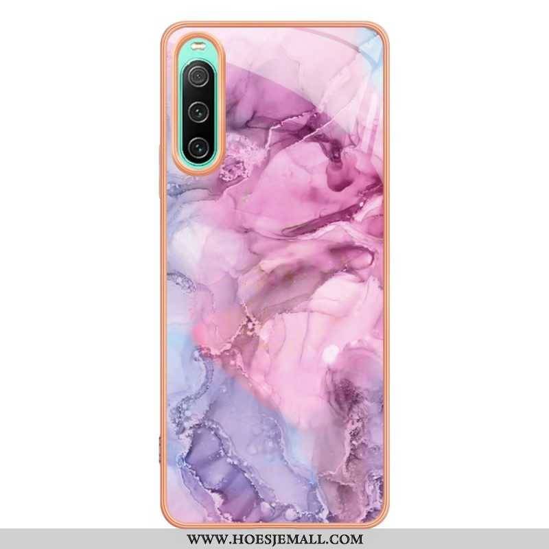 Hoesje voor Sony Xperia 10 IV Marmer