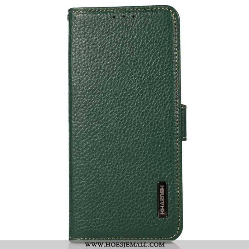 Folio-hoesje voor Sony Xperia 5 IV Lychee Leer Khazneh Rfid