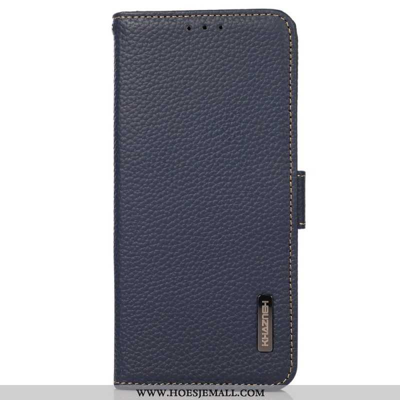 Folio-hoesje voor Sony Xperia 5 IV Lychee Leer Khazneh Rfid