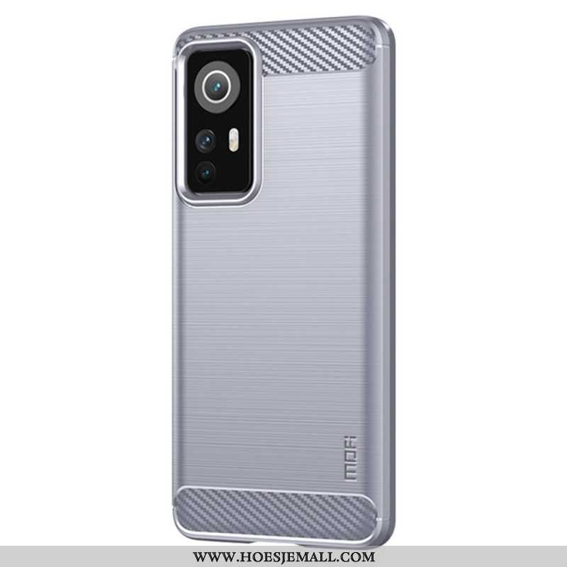 Hoesje voor Xiaomi 12 / 12X Mofi Geborsteld Koolstofvezel