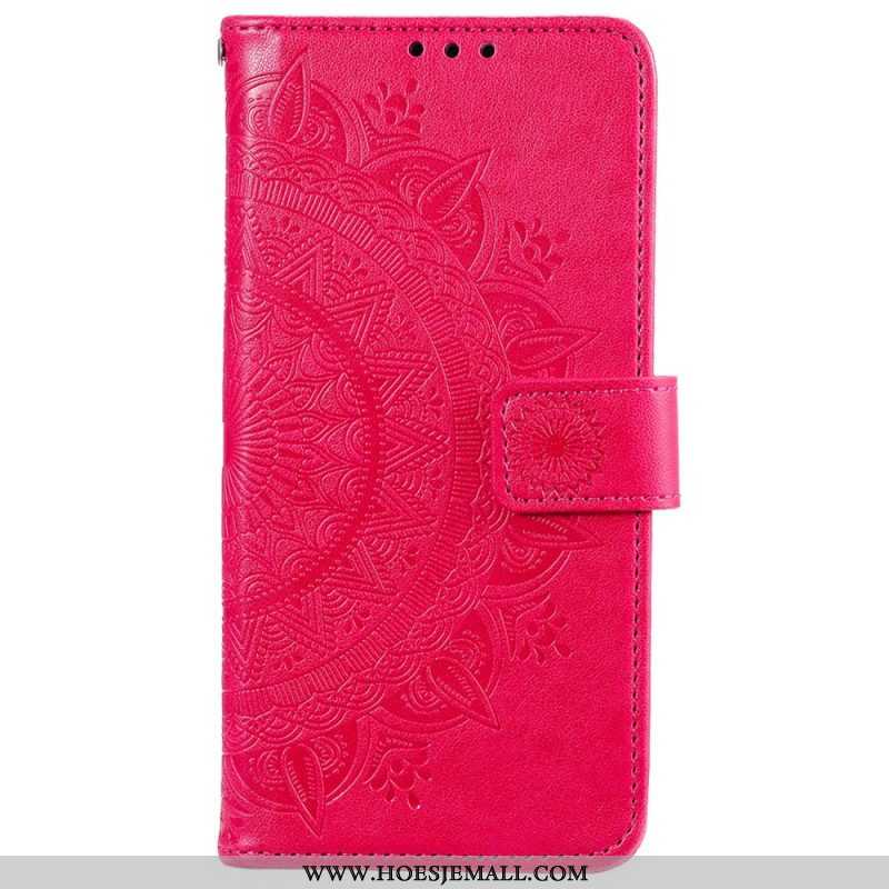 Leren Hoesje voor Xiaomi 12 / 12X Zon Mandala