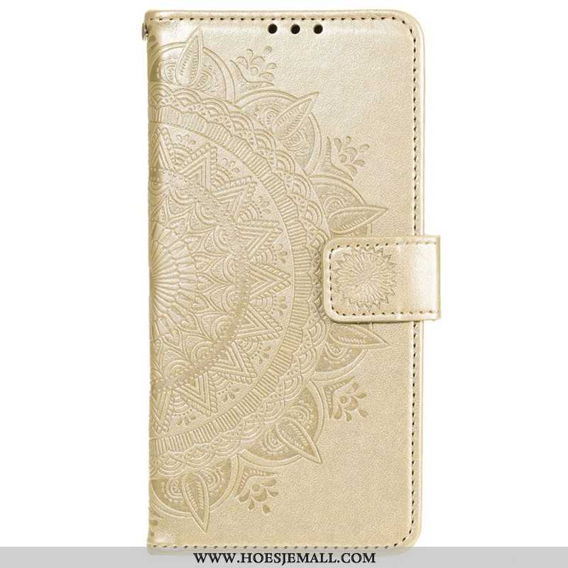 Leren Hoesje voor Xiaomi 12 / 12X Zon Mandala