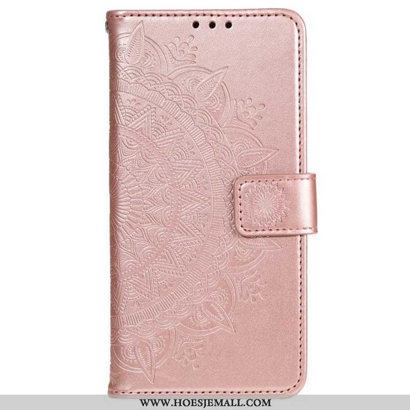 Leren Hoesje voor Xiaomi 12 / 12X Zon Mandala