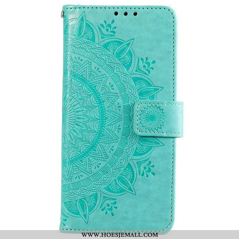 Leren Hoesje voor Xiaomi 12 / 12X Zon Mandala