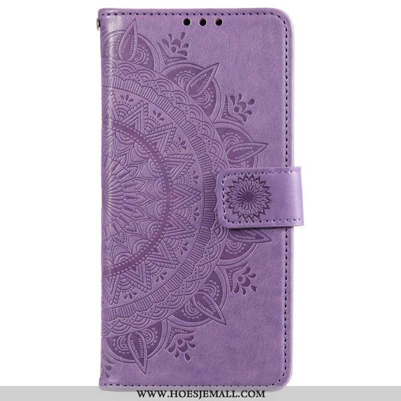 Leren Hoesje voor Xiaomi 12 / 12X Zon Mandala