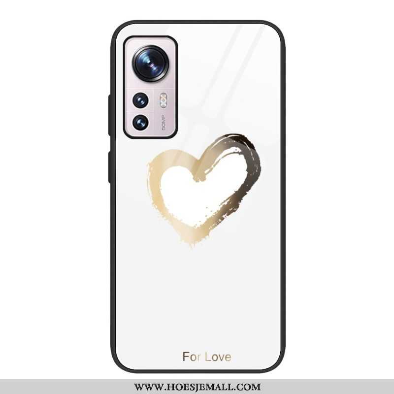 Hoesje voor Xiaomi 12 / 12X Hart Van Gehard Glas