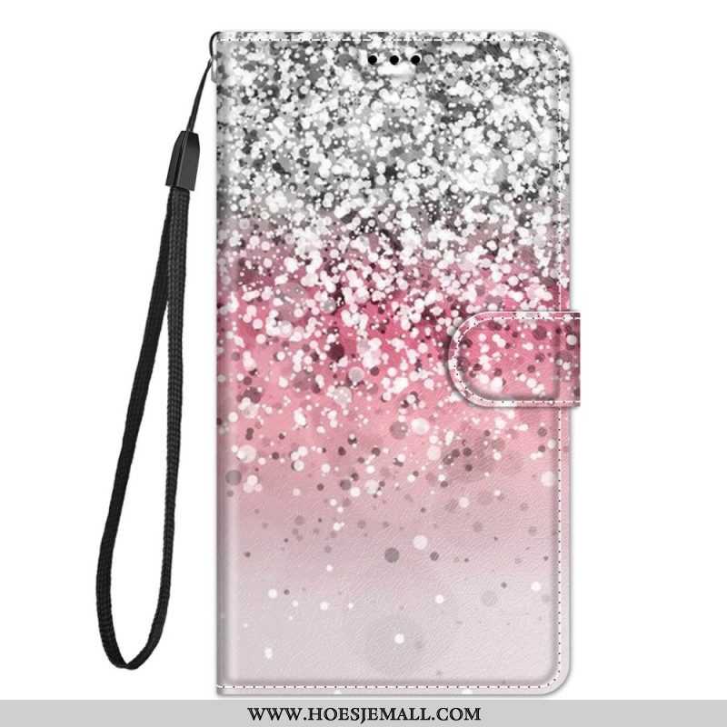 Folio-hoesje voor Xiaomi 12 / 12X Met Ketting String Druppels